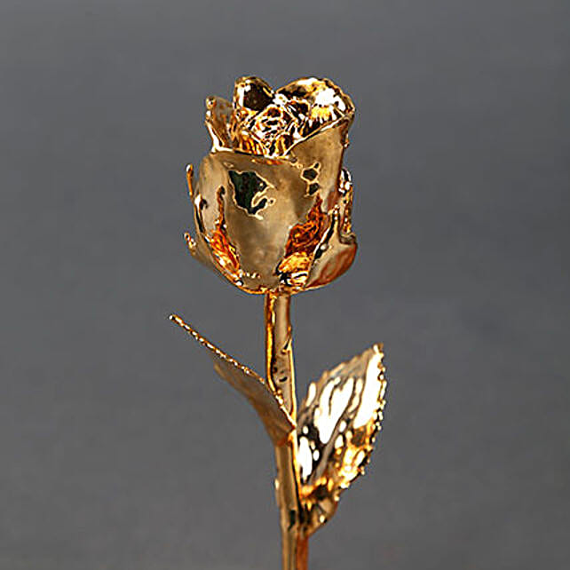 Rose made of gold